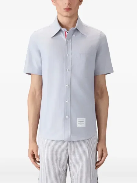 Cămașă Thom Browne scurtă albastru
