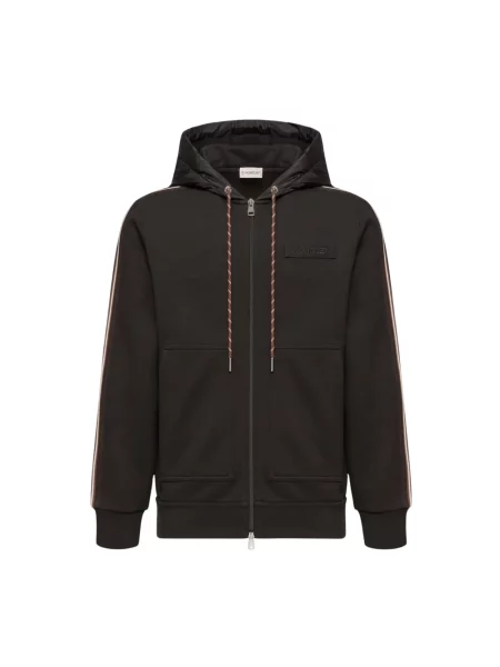 Bluza sportowa Moncler z logo czarna