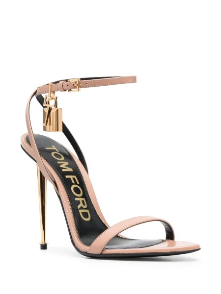 Sandale Tom Ford din piele roz