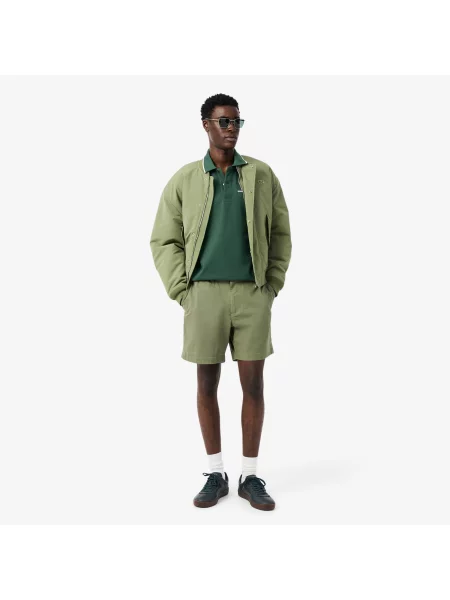 Lacoste Koszulka Polo O Klasycznym Kroju Z Akcentem Na Kieszeni zielony