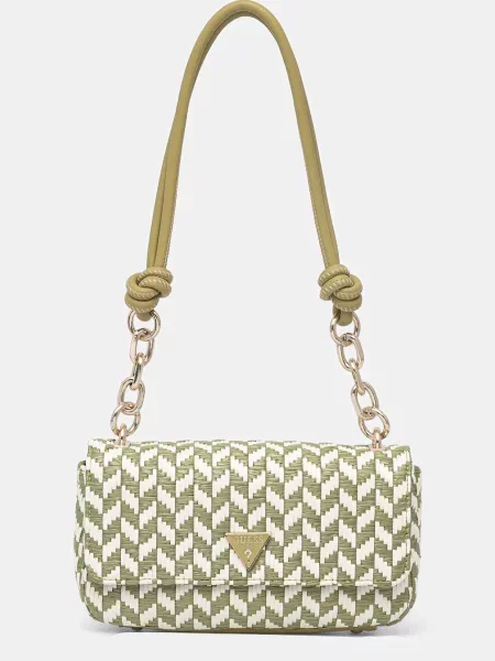 Guess torebka kuferek TESSI zielona