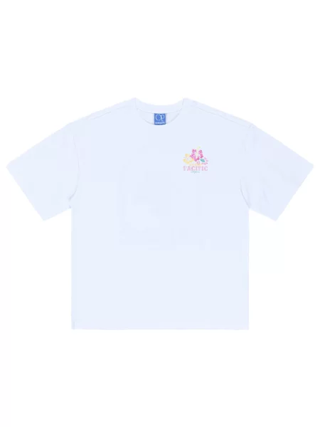 Ocean Pacific Tricou La Jolla albastru aqua / roz / rosé alb