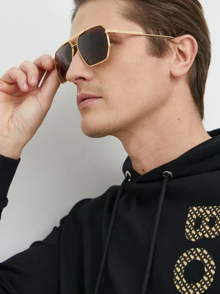 Sončna očala Bottega Veneta zlata