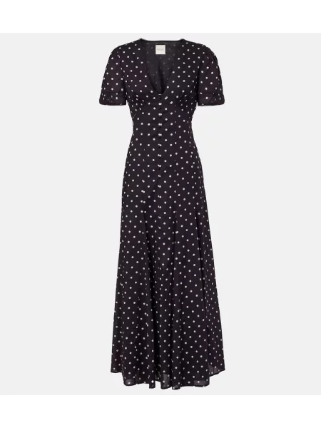 Rochie maxi Posse cu buline de costum