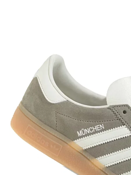Sneakerși Adidas Samba cu dungi din piele de căprioară gri