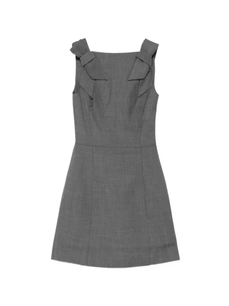 Rochie mini Shushu/tong cu funde cu bretele gri