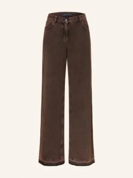 Luisa Cerano Džíny Se Širokými Nohavicemi 17 the statement tweed