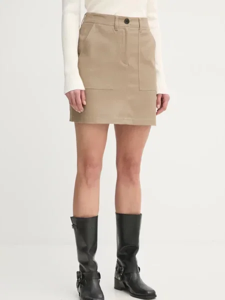 Marc O'Polo spódnica mini prosta beżowy