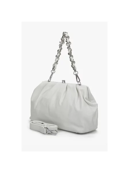 Сумка шкіряна ридикюль Estro біла