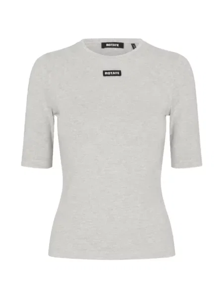 Scurt tricou Rotate Birger Christensen cu autograf gri