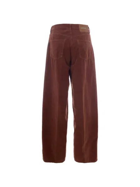 Pantaloni Haikure de catifea cord maro