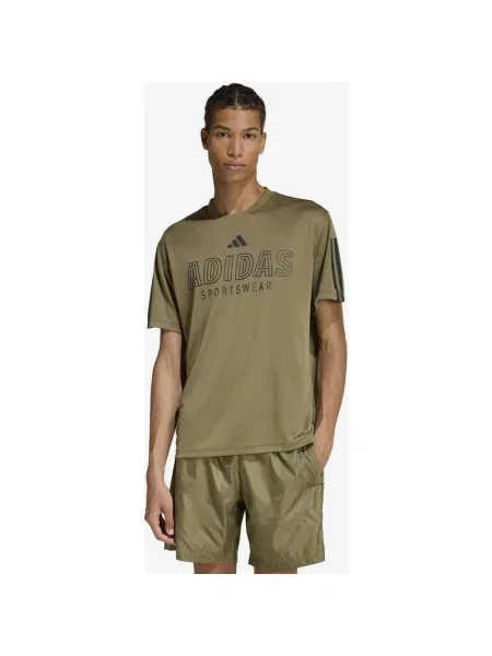Koszulka z krótkim rękawem adidas House Of Tiro Wordmark zielono-biała XS biała