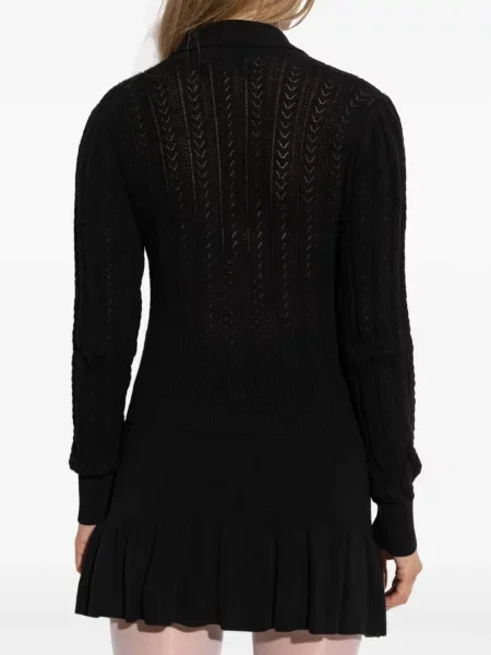 Cardigan Alessandra Rich tricotate negru