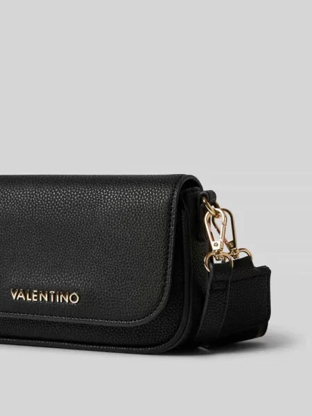 Torebka z aplikacją z logo model ‘MIRAMAR’ Valentino Bags czarna