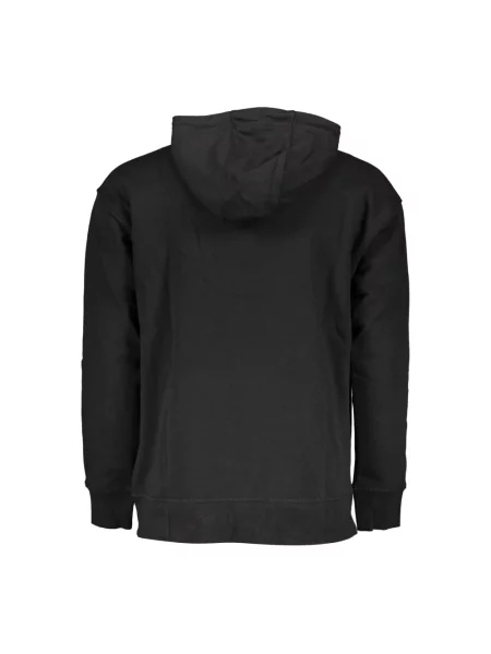 Bluza z kapturem Tommy Jeans z kapturem z autografem czarna