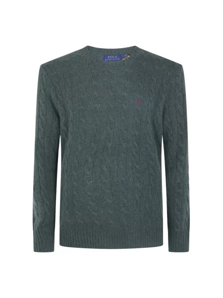 Sweter Polo Ralph Lauren wełniany zielony