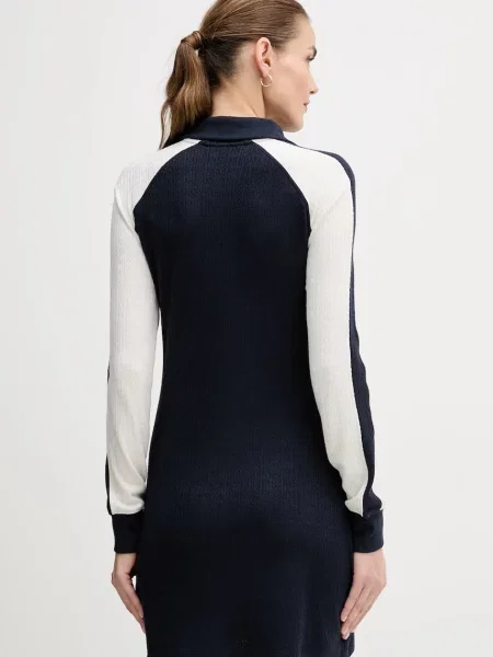 Šaty Calvin Klein Jeans tmavomodrá mini