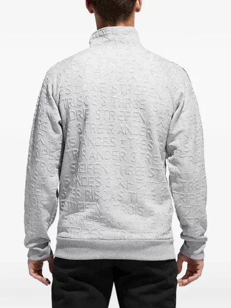 Велурен боди Adidas с принт на цветя розово