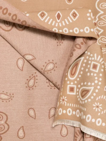 Fular Pennyblack cu franjuri cu model paisley