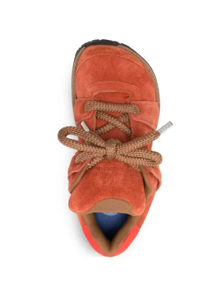Sneakerși Birkenstock cu șireturi din dantelă portocaliu