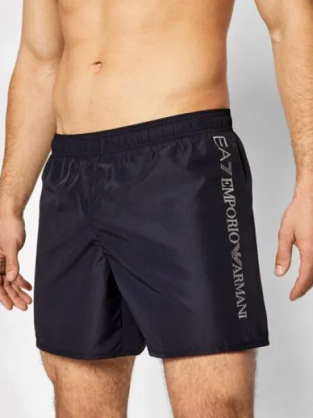 Pantaloni scurți Ea7 Emporio Armani negru