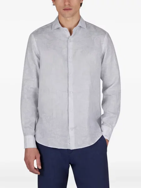 Cămașă Paul & Shark cu imagine cu model paisley alb
