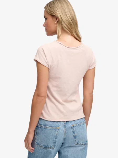 Superdry & Co Tričko Athletic Essentials púdrová
