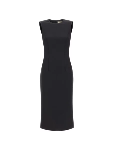 Rochie midi Tagliatore fără mâneci negru