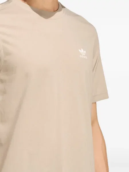 Ριγέ μπλούζα Adidas με κέντημα από διχτυωτό μαύρο