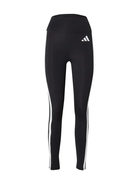 ADIDAS PERFORMANCE Pantaloni sport Optime Essentials / alb negru