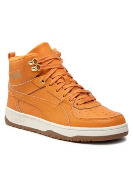Sneakerși Puma portocaliu
