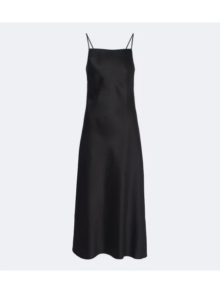 Rochie midi Joseph din satin negru