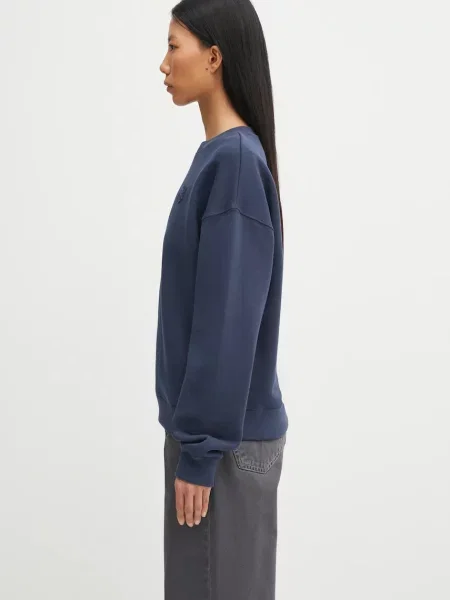 Maison Kitsuné hanorac de Bold Fox Head Patch bleumarin uni