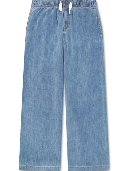 Levi's blugi pentru copii LUXE DENIM HIGH RISE BAGGY albastru