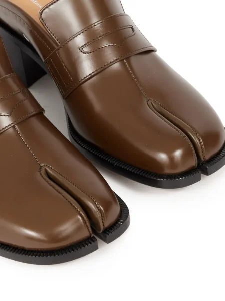 Papuci tip mules Maison Margiela maro