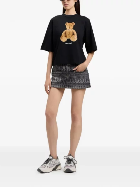 Tricou Palm Angels cu imagine negru