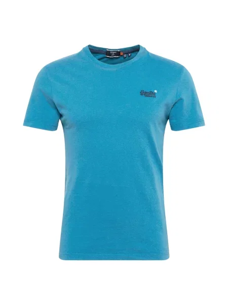 Superdry & Co Tričko azurová modrá