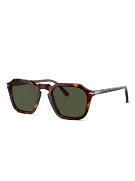 Ochelari de soare Persol cu imprimeu geometric maro