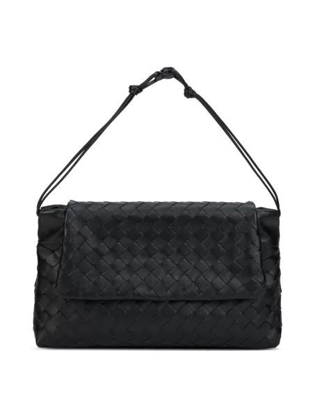 Torebka Bottega Veneta skórzana czarna
