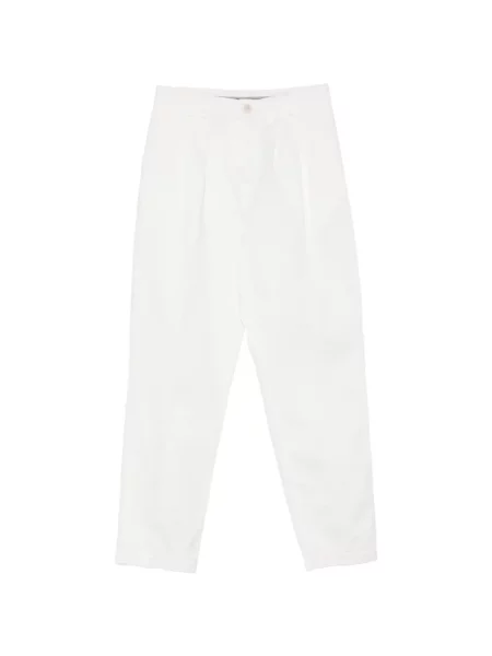 Pantaloni Canali alb