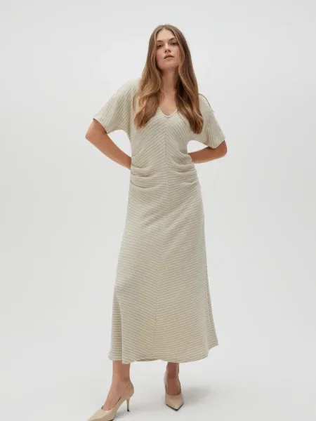 Rochie Marisse de costum bej