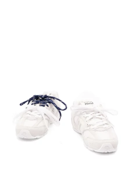 Sneakers Miu Miu σουέντ λευκό