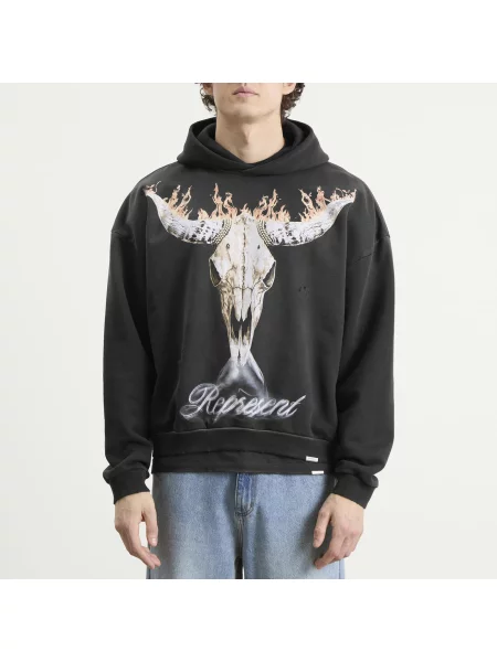 Bluza z kapturem Represent czarna