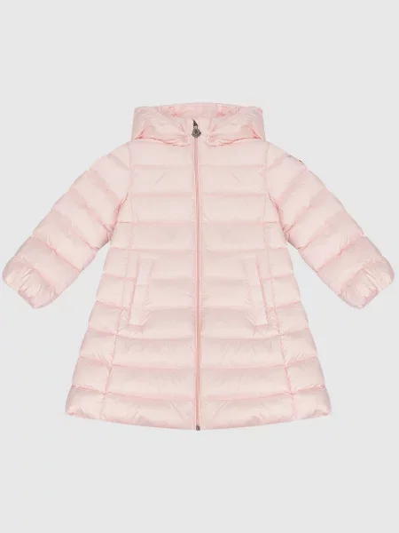 Детский пуховик Moncler Enfant розовый