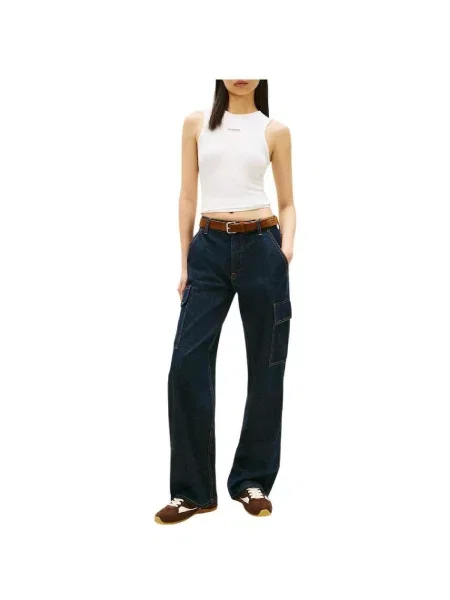 Top Tommy Hilfiger Jeans biela