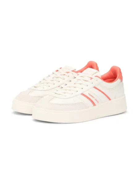 Sneakerși Tommy Jeans alb
