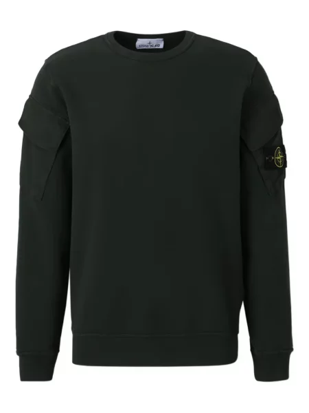 Hanorac Stone Island cu strasuri negru