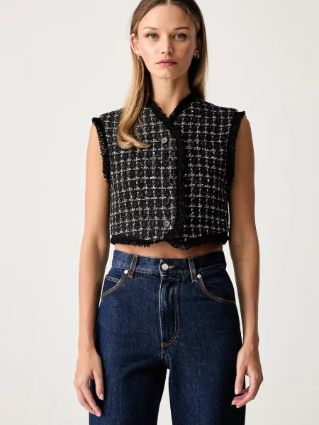MSGM vestă pentru femei cu negru