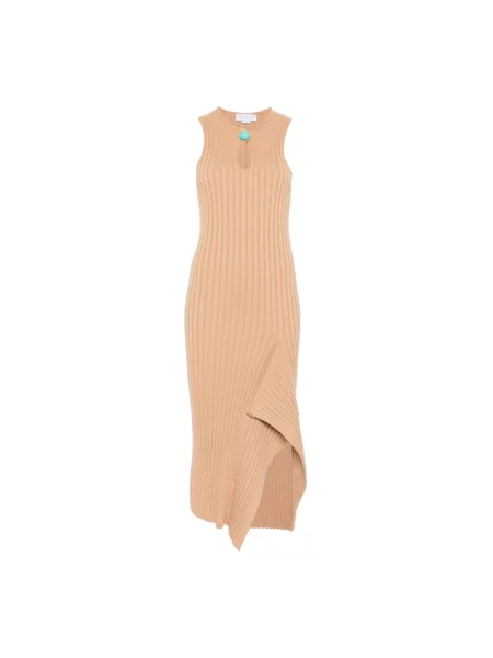 Sukienka Stella Mccartney beżowa