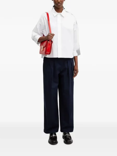 Pantaloni Lacoste albastru